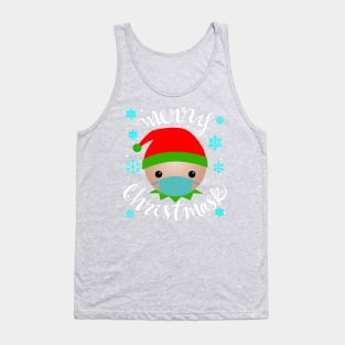 MERRY CHRISTMASK - Elf design Tank Top